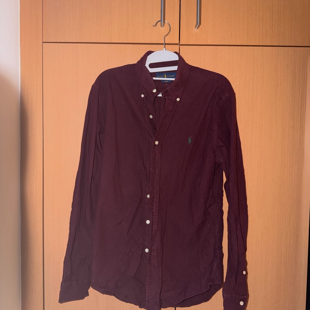 Ralph Lauren Deep Burgundy Casual Shirt